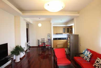 Nice view one bedroom apartment for rent on Au Co street, Tay Ho, Hanoi